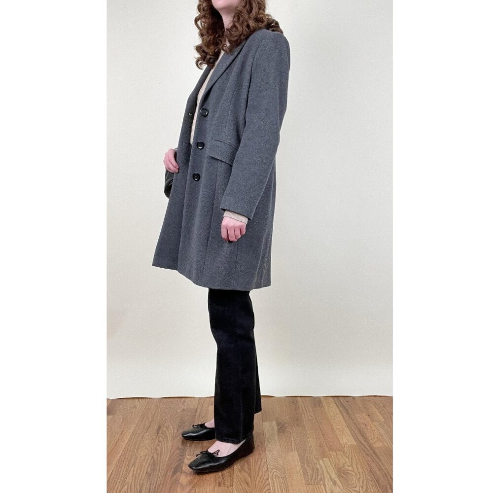 Vintage German Peacoat Jacket Pea Coat Minimalist Quiet Luxury Understated Luxe - Picture 3 of 7